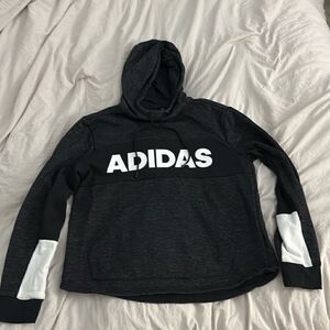 Adidas Dark Grey Women’s Hoodie Size Medium